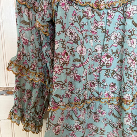 Isabel Marant Etoile Floral Ruffle Blouse, size 38 - Picture 5 of 9